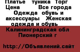 Платье - туника. Торг › Цена ­ 500 - Все города Одежда, обувь и аксессуары » Женская одежда и обувь   . Калининградская обл.,Пионерский г.